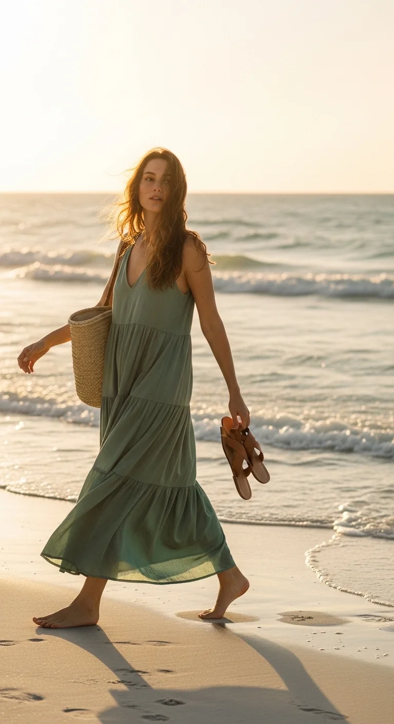 1. The Tiered Maxi Dress