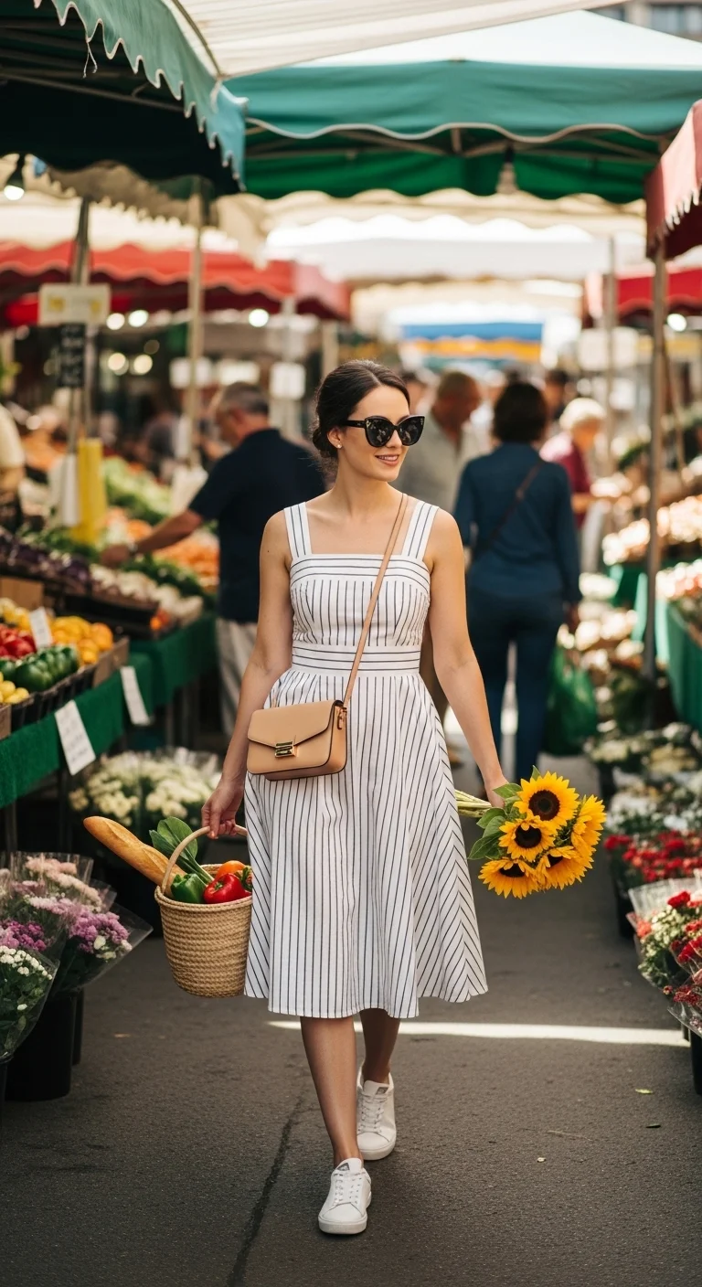 3. The Cotton A-Line Dress