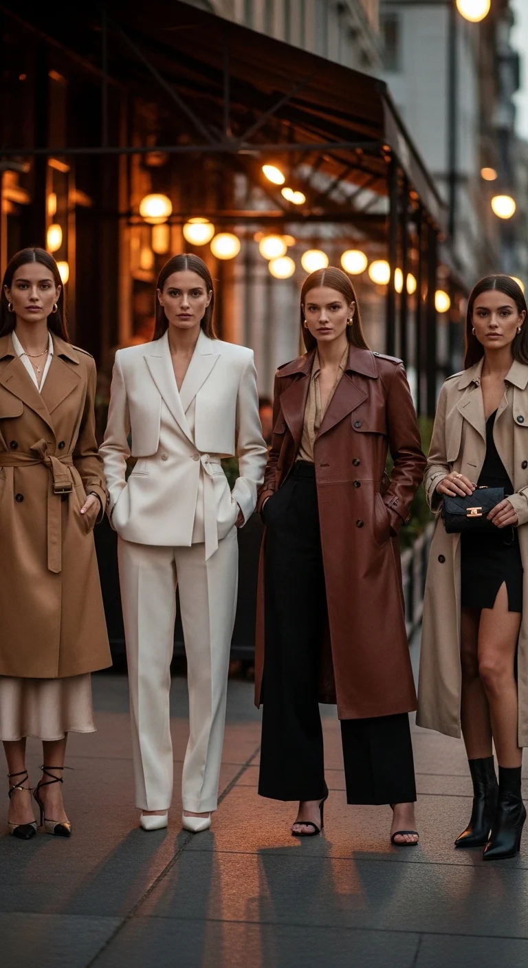 4 Elevated Evening Looks Built Around the Trench Coat