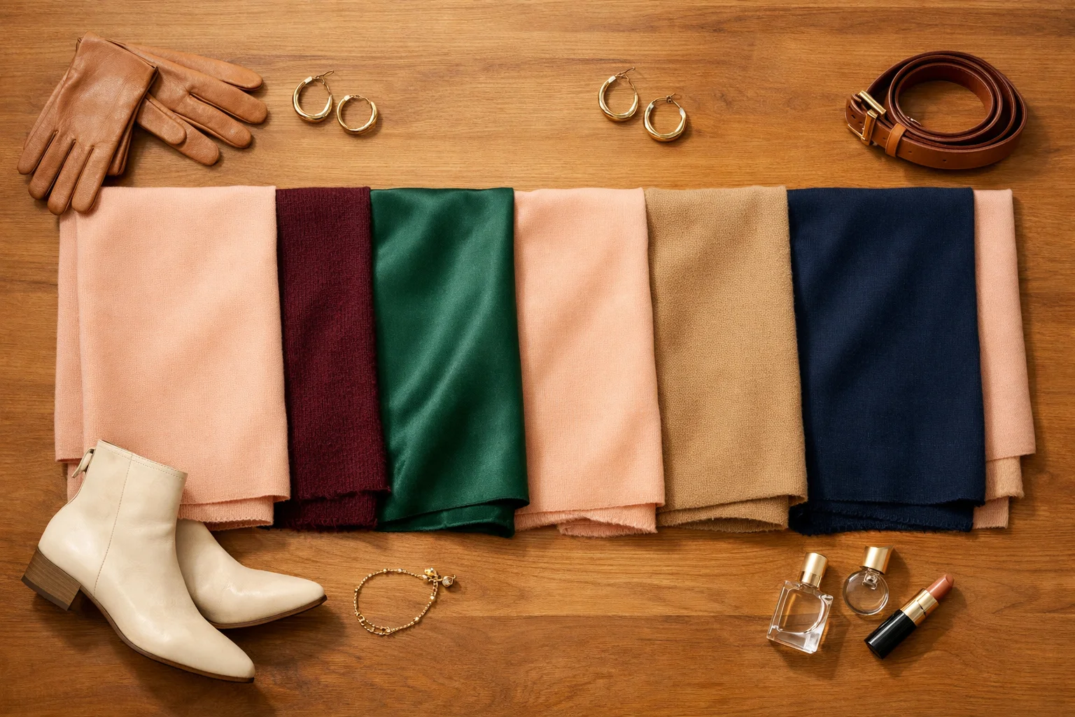 Color-Combination-Ideas-for-a-Peach-Cardigan-in-Winter.