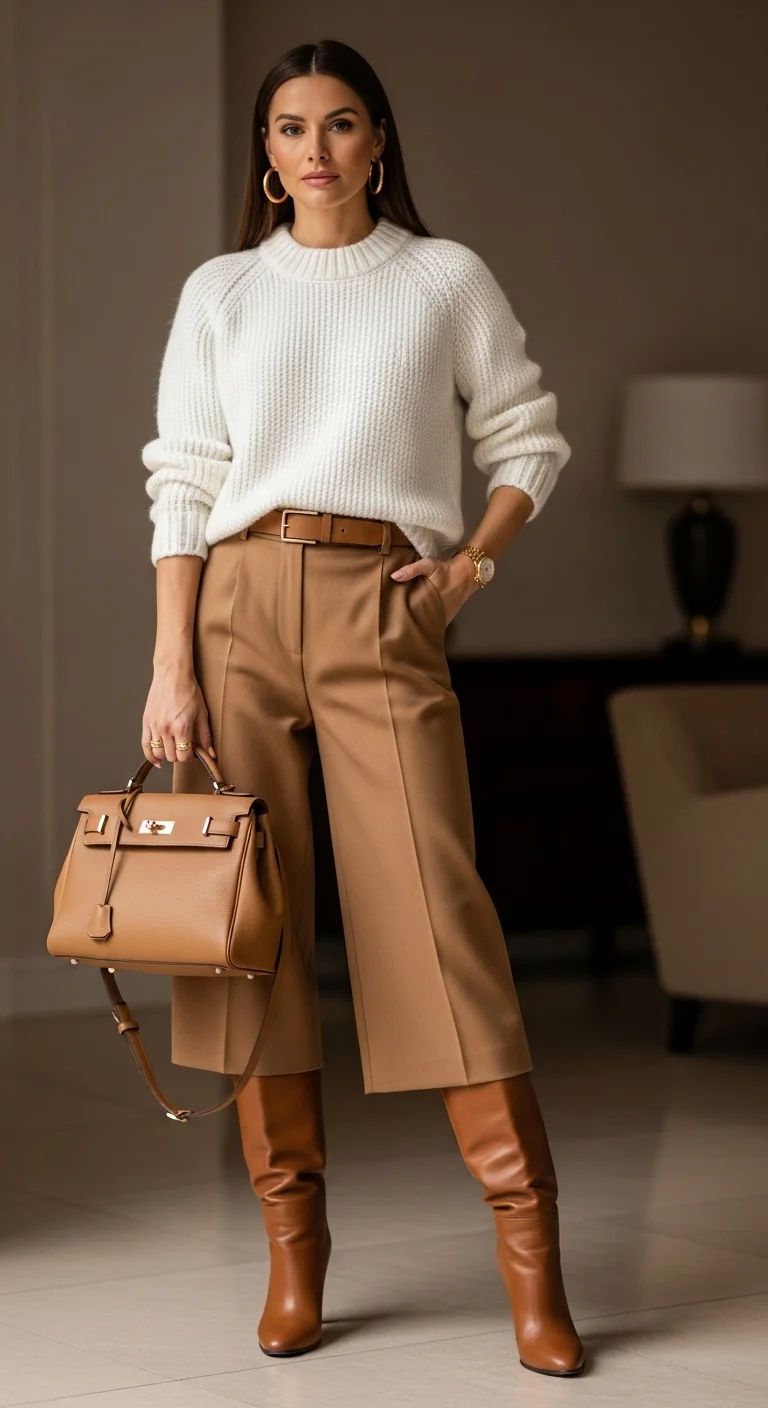 Pair White with Warm Neutrals and the Right Accessories