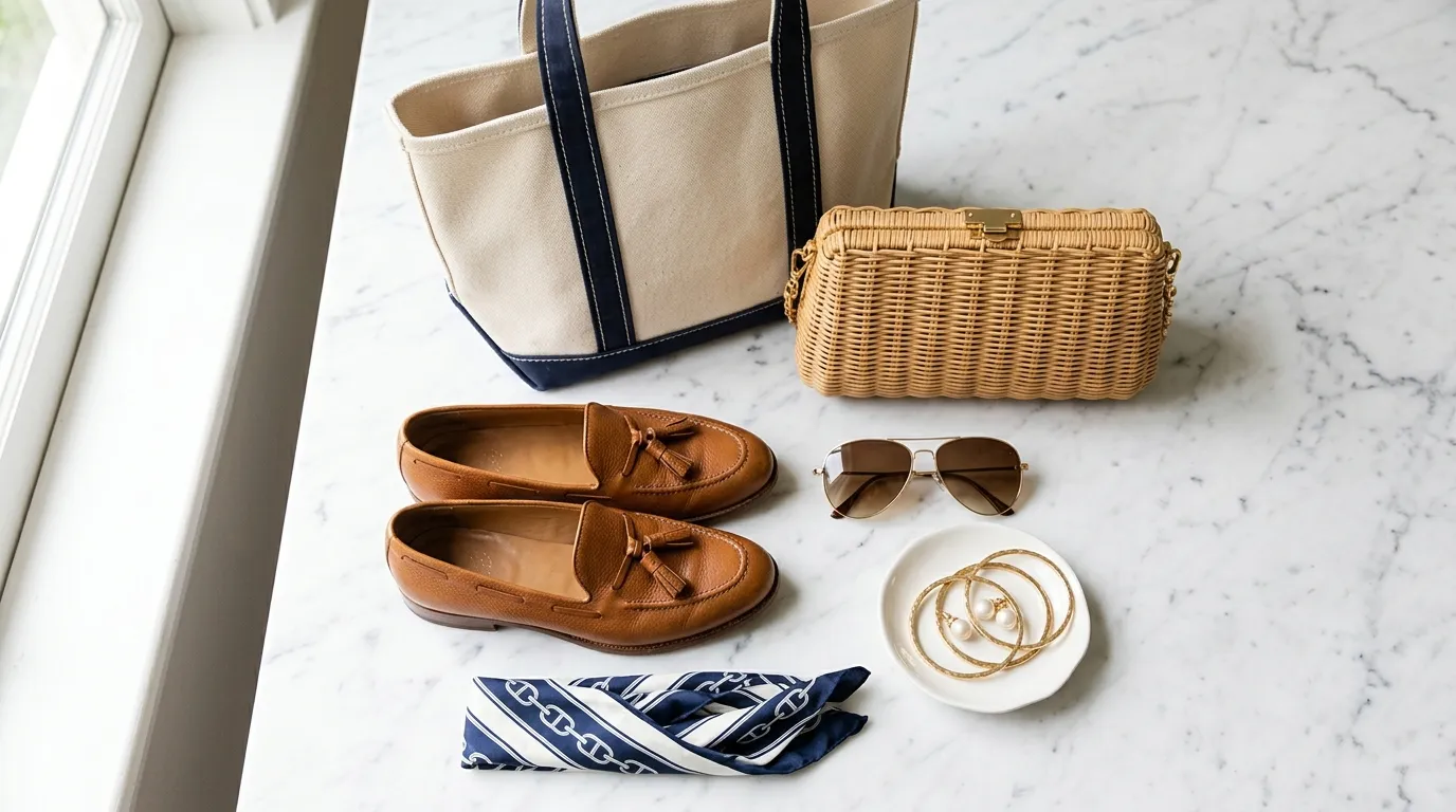How to Accessorize a Preppy Summer Outfit