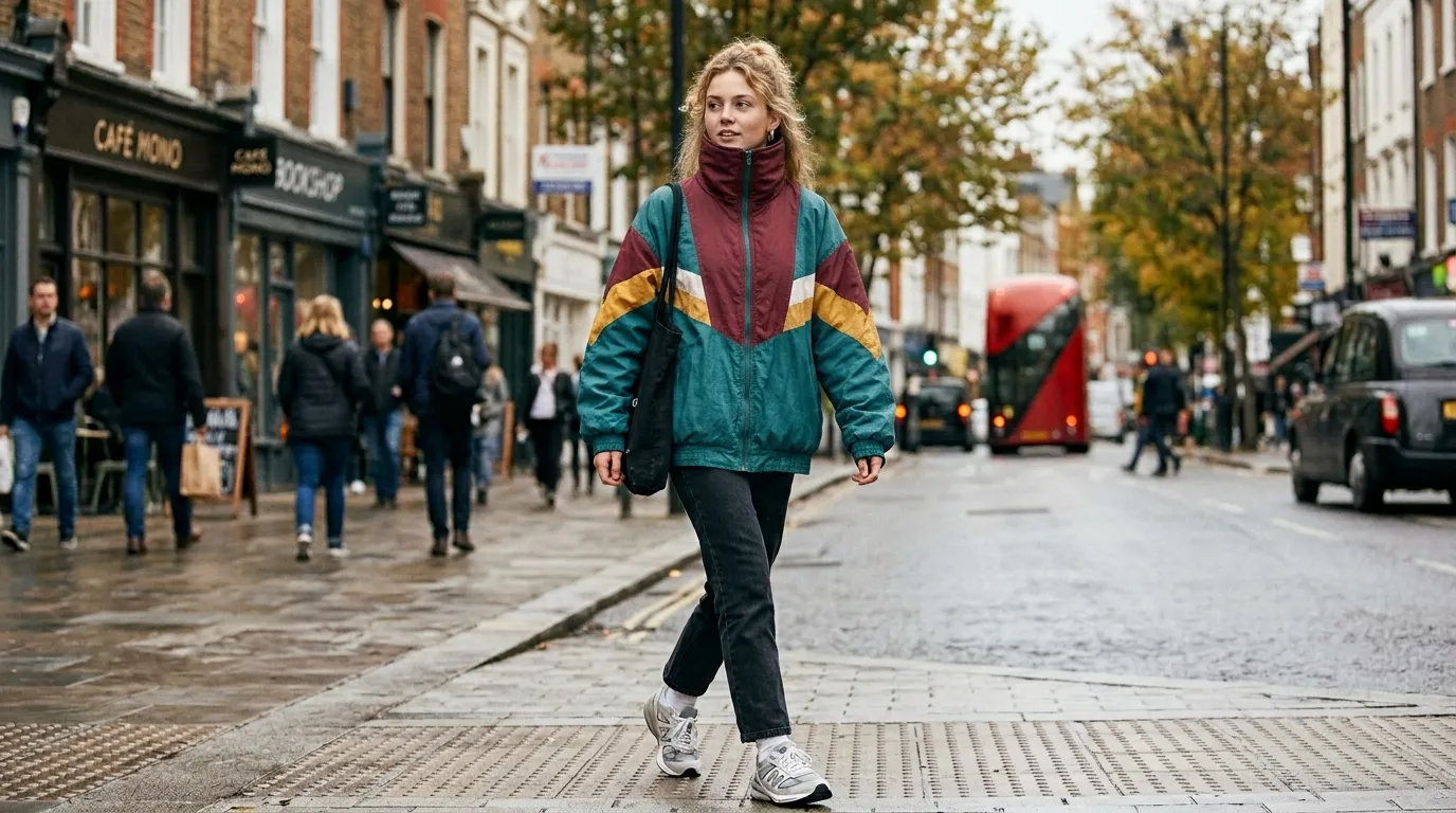 Oversized Windbreakers with Funnel Collars Season
