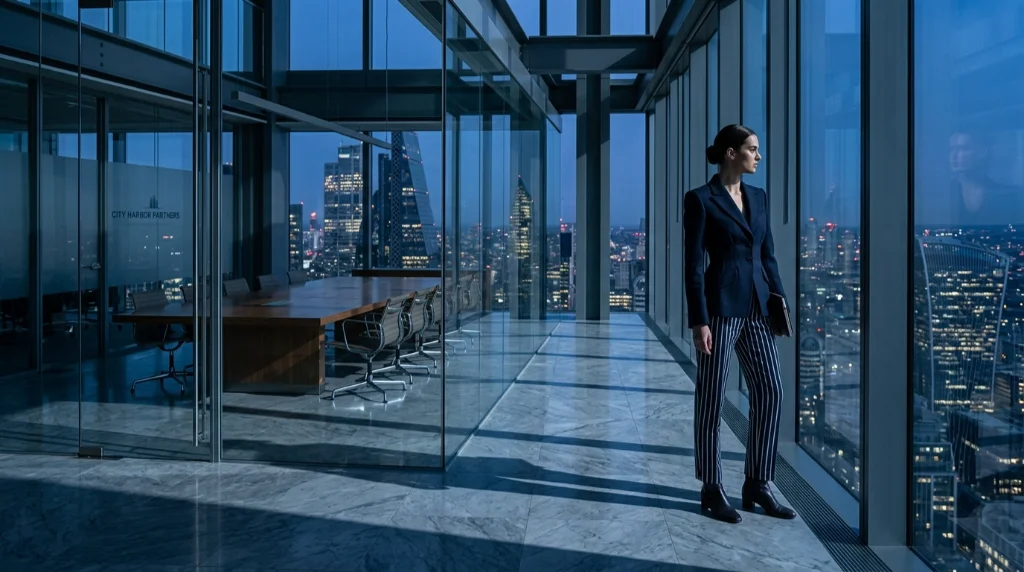 A Blazer Collides With Striped Pants for Unexpected Boardroom Drama