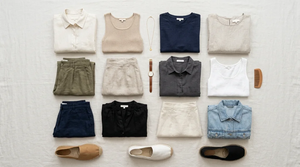 A Capsule Wardrobe Built Around Espadrilles Outfits Ideas Simplifies Everything