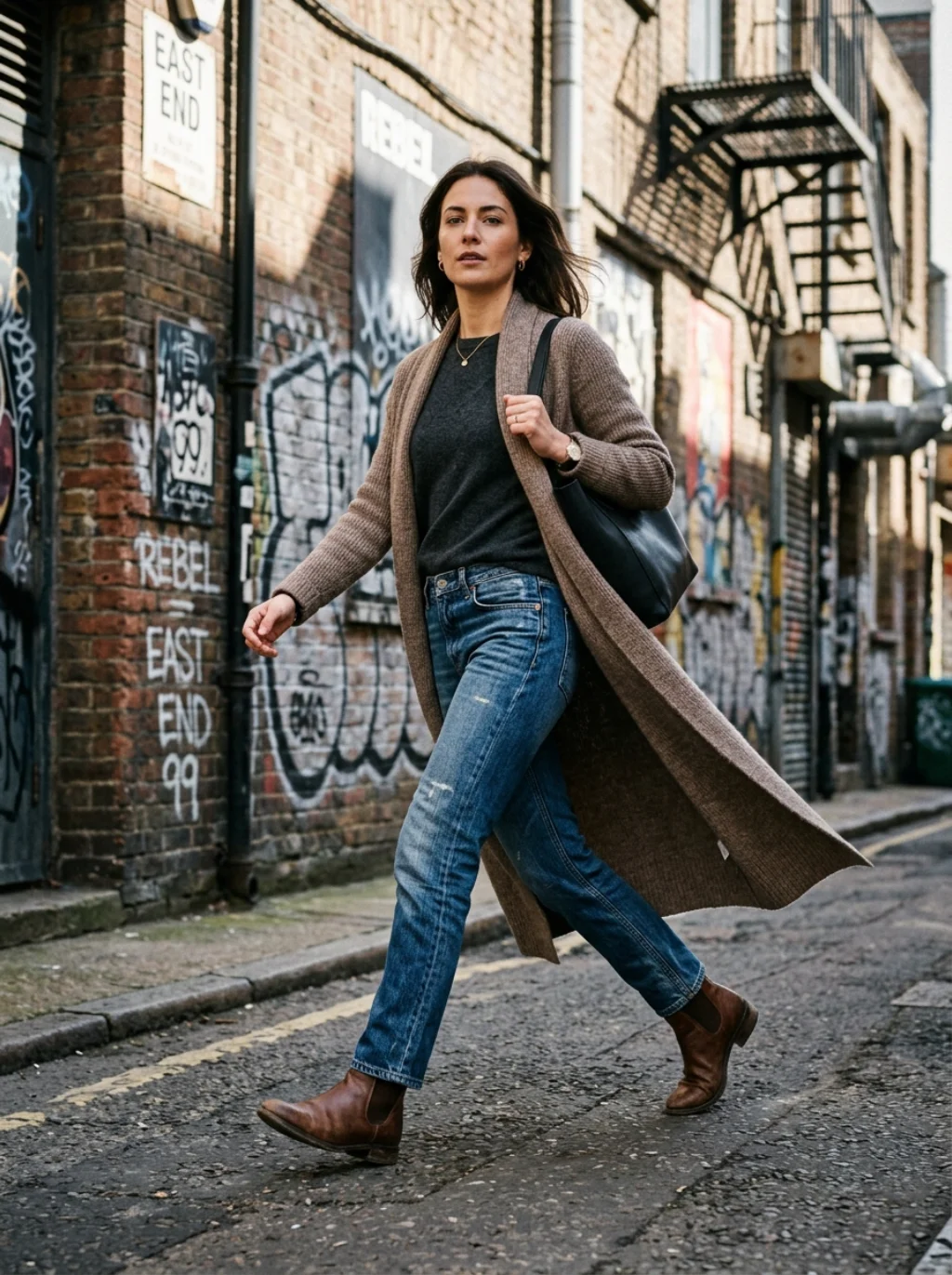 Denim Never Lies: The Jean Pairings That Make Duster Knits Look Deliberate