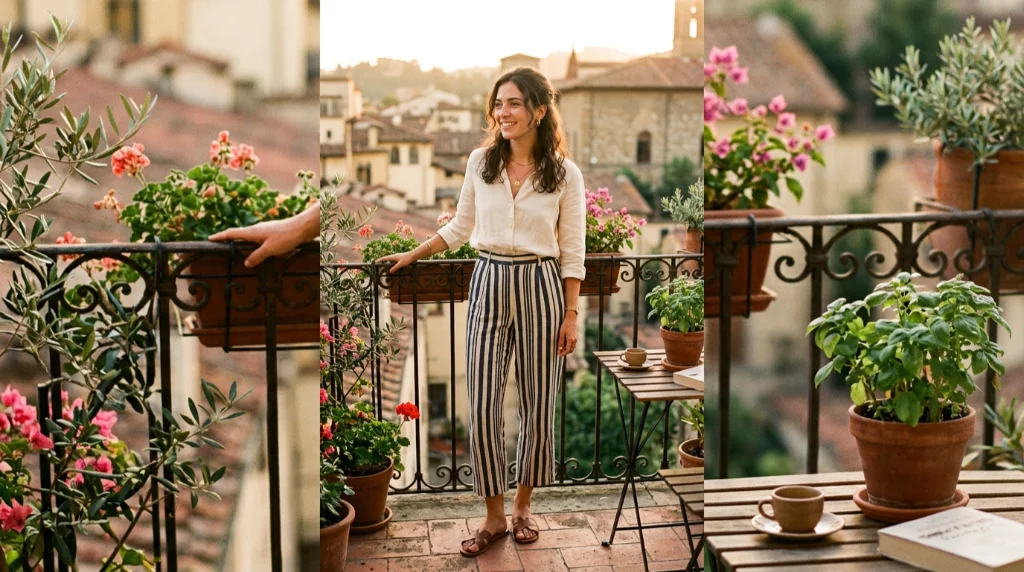 Striped Pants Outfits Hide a Petite Styling Secret Stylists Rarely Share