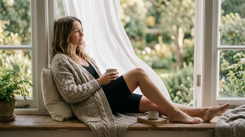 This Layering Hack Turns Basic Loungewear Into Runway Material