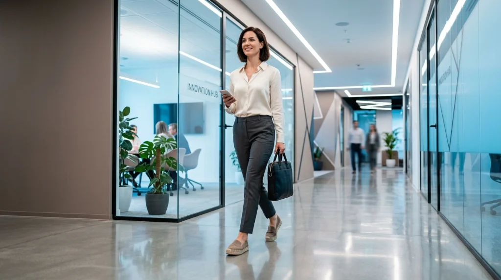 Work Outfits Get A Subtle Edge With Espadrille Loafers